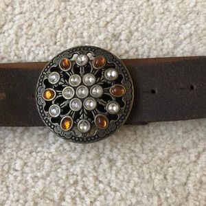 Fabio Corti Italian Leather Belt Sz. M